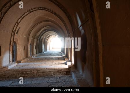 Das Kloster von Anba Hatre, auch bekannt als St. Simeon, Assuan, Ägypten Stockfoto