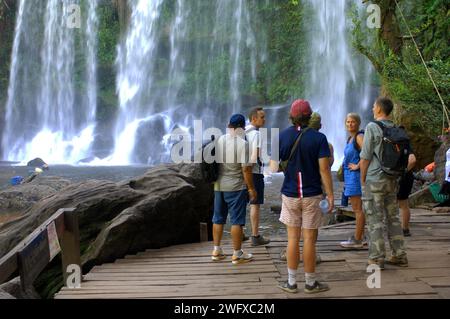 Phnom Kulen Wasserfall, Phnom Kulen Nationalpark, Kambodscha. Stockfoto