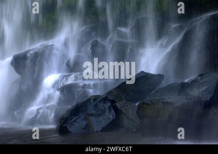 Phnom Kulen Wasserfall, Phnom Kulen Nationalpark, Kambodscha. Stockfoto