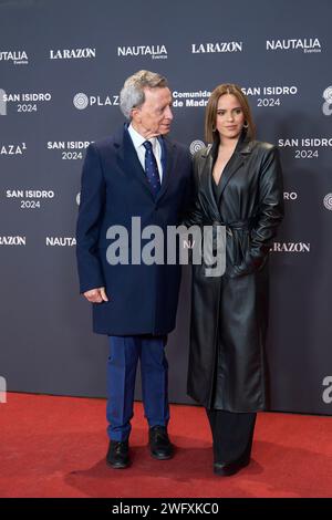 Februar 2024, Madrid, Madrid, Spanien: Jose Ortega Cano, Gloria Camila Ortega nimmt am 1. Februar 2024 an der San Isidro Fair 2024â€™ Fotokonferenz auf der Stierkampfarena Las Ventas in Madrid, Spanien Teil (Foto: © Jack Abuin/ZUMA Press Wire) NUR ZUR REDAKTIONELLEN VERWENDUNG! Nicht für kommerzielle ZWECKE! Stockfoto