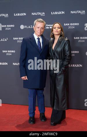 Februar 2024, Madrid, Madrid, Spanien: Jose Ortega Cano, Gloria Camila Ortega nimmt am 1. Februar 2024 an der San Isidro Fair 2024â€™ Fotokonferenz auf der Stierkampfarena Las Ventas in Madrid, Spanien Teil (Foto: © Jack Abuin/ZUMA Press Wire) NUR ZUR REDAKTIONELLEN VERWENDUNG! Nicht für kommerzielle ZWECKE! Stockfoto