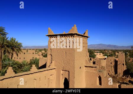 Kasbah Amridil ist eine historische Festung in der Oase Skoura in Marokko Stockfoto