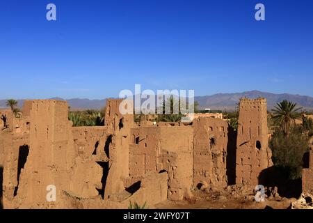 Kasbah Amridil ist eine historische Festung in der Oase Skoura in Marokko Stockfoto