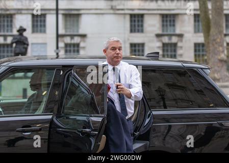 London, UK 2024 Steve Barclay, Abgeordneter, Minister für Umwelt, Ernährung und ländliche Angelegenheiten. Stockfoto