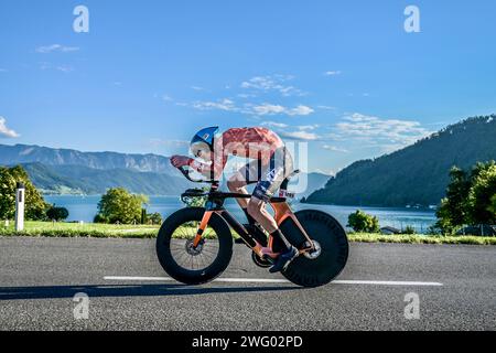 Rennen um Attersee Österreich 2023 Stockfoto