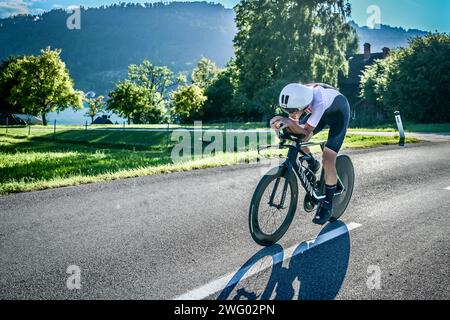 Rennen um Attersee Österreich 2023 Stockfoto