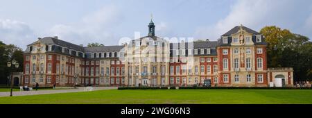 Barockschloss und Universität Münster Stockfoto