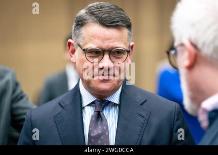 1041. Sitzung des Bundesrates Boris Rhein CDU Ministerpraesident von Hessen im Plenarsaal bei der 1041. Bundesratssitzung, Berlin, 02.02.2024 Berlin Deutschland *** 1041 Sitzung des Bundesrats Boris Rhein CDU-Ministerpräsidenten Hessen im Plenarsaal der Bundesratssitzung 1041, Berlin, 02 02 2024 Berlin Berlin Deutschland Stockfoto