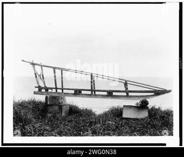 Schlitten, Nunivak, 1929. Stockfoto