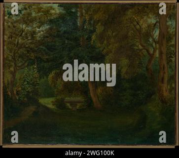 George Sand's Garden im Nohant Eugène Delacroix CA. 1842-43 Stockfoto