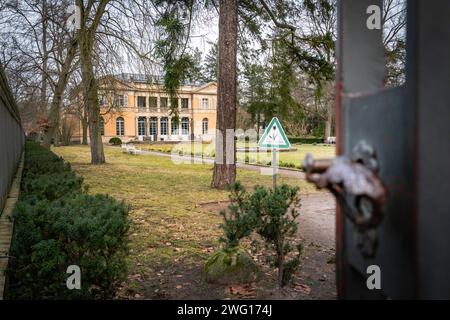 Berlin Grunewald, Villa Harteneck, Douglasstraße - 02.02.2024 Berlin Grunewald *** Berlin Grunewald, Villa Harteneck, Douglasstraße 02 02 2024 Berlin Grunewald Stockfoto