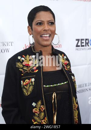 Februar 2024, New York, New York, Vereinigte Staaten: Tamron Hall nimmt an der 8. Jährlichen Blue Jacket Fashion Show in den Moonlight Studios in New York Teil (Foto: © Lev Radin/Pacific Press via ZUMA Press Wire) NUR REDAKTIONELLE VERWENDUNG! Nicht für kommerzielle ZWECKE! Stockfoto