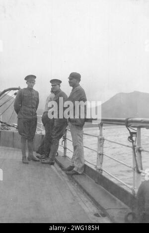 An Bord der S.S. Victoria, zwischen 1900 und 1916. Stockfoto