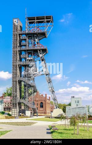 Der neue Teil des Schlesischen Museum in Kattowitz, Polen. Stockfoto