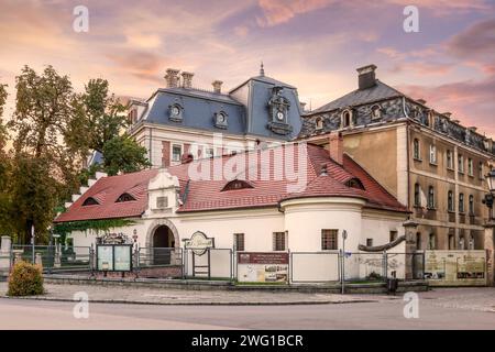 Pless Burg, eine klassizistische Palast in der Stadt Pszczyna in Süd-West-Polen. Stockfoto