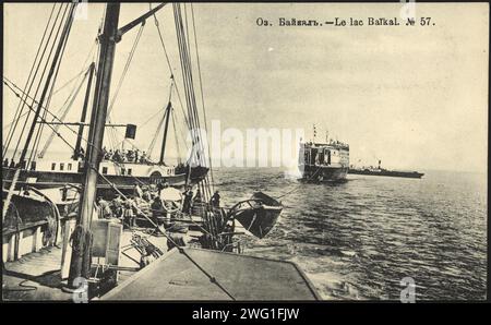 Baikalsee, 1904-1917. Nationalbibliothek von Russland Stockfoto