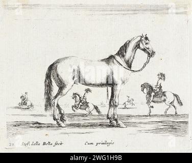 A Horse, 1641. Serie: Diversi animali, pl. 21. Stockfoto