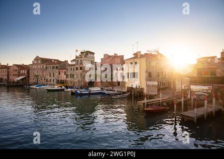 Canale di San Pietro (Peterskanal), Venedig, Italien Stockfoto