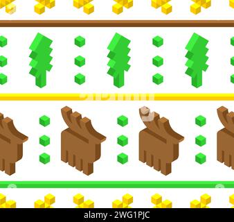 Nahtloses ethnografisches Hirschmuster. Ethnographischer Hintergrund der Elche. Textur nördliche Völker und Kulturen Stock Vektor