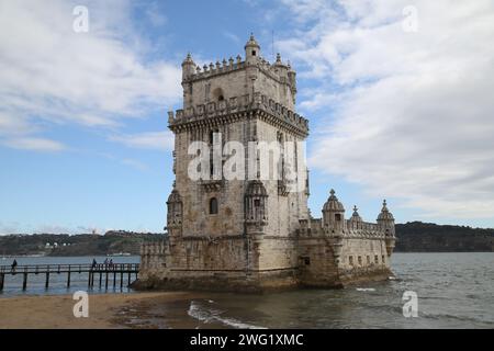 Turm von Belém, Lissabon, Portugal. Stockfoto