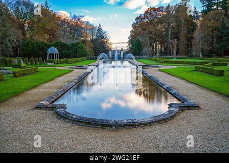 Rhinefield House Hotel at Sunrise, Brockenhurst, The New Forest, Hampshire, England, Uk Stockfoto