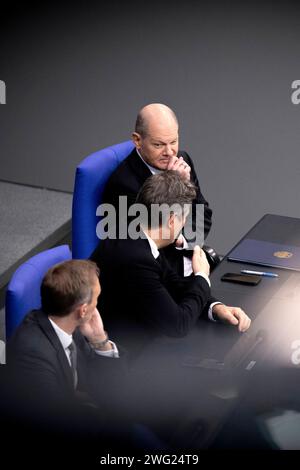 OLAF Scholz - Bundestag DEU, Deutschland, Deutschland, Berlin, 31.01. ...