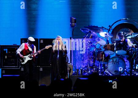 Fleetwood Mac tritt am 10. Oktober 2014 im TD Garden in Boston, Massachusetts auf. Stockfoto