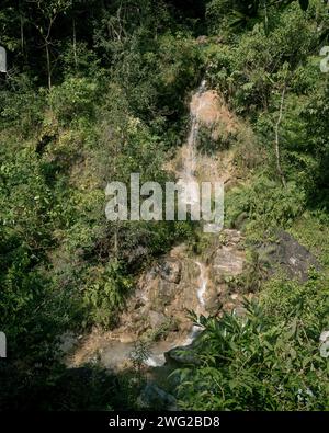 Ein Fluss in Birendranagar, Provinz Karnali, West-Nepal. Stockfoto