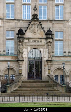 Spuerkeess-Gebäude am Place de Metz in Luxemburg-Stadt Stockfoto