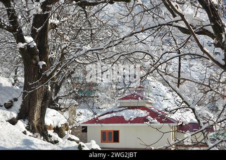 Wetter von Naran Kaghan im Winter Stockfoto