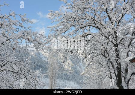 Wetter von Naran Kaghan im Winter Stockfoto