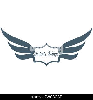 Illustration des ursprünglichen Wings-Vektor-Logos Stock Vektor