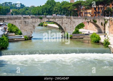 Pons Cestius - Rom - Italien Stockfoto