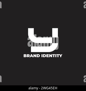 Einfacher Logo-Vektor mit Buchstabe y-Bewegung Stock Vektor