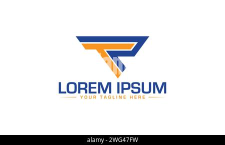 TR Letter Logo Design. Kreatives und modernes Logo-Design. Stock Vektor