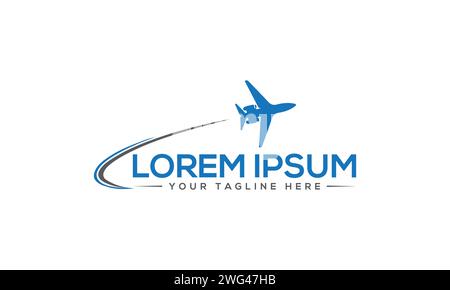 Air Travel Logo-Design. Design Des Travel Logos. Stock Vektor