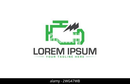 Logo-Design Für Videorekorder. Stock Vektor