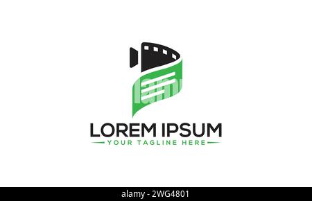 Logo-Design Für Videorekorder. Stock Vektor