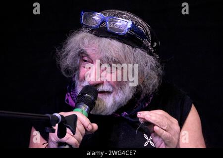 Mauro Corona ist hier abgebildet. (Foto: Mimmo Lamacchia/NurPhoto)0 Credit: NurPhoto SRL/Alamy Live News Stockfoto