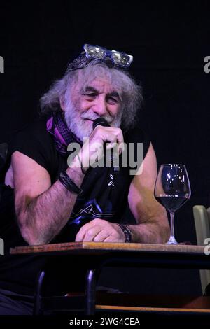 Mauro Corona ist hier abgebildet. (Foto: Mimmo Lamacchia/NurPhoto)0 Credit: NurPhoto SRL/Alamy Live News Stockfoto