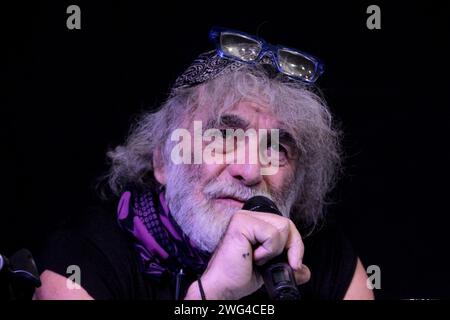 Mauro Corona ist hier abgebildet. (Foto: Mimmo Lamacchia/NurPhoto)0 Credit: NurPhoto SRL/Alamy Live News Stockfoto