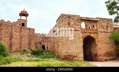 Ruine Festung von Nagaur Fort oder Ahhichatragarh Fort, Rajasthan, Indien. Stockfoto