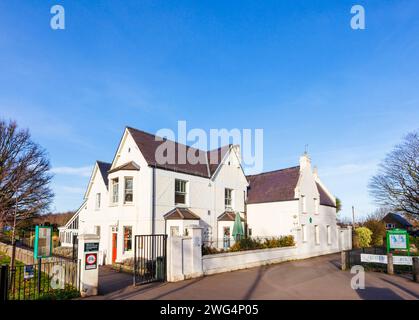 Skylark Café in der Dorlcote Road am Wandsworth Common, einem großen öffentlichen Gemeindegebiet in Wandsworth, Südwesten Londons, England, das an einem sonnigen Wintertag zu sehen ist Stockfoto