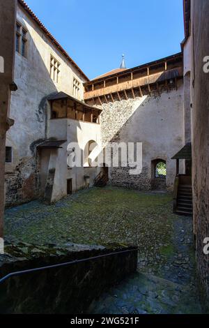 Die Wasserburg Svihov im Lokal vodní hrad Švihov ist ein Überrest einer mittelalterlichen Wasserfestung in Tschechien Stockfoto