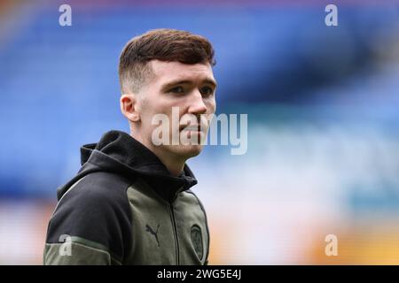 Conor Grant of Barnsley kommt während des Spiels der Sky Bet League 1 Bolton Wanderers gegen Barnsley im Toughsheet Community Stadium, Bolton, Großbritannien, 3. Februar 2024 (Foto: Mark Cosgrove/News Images) Stockfoto