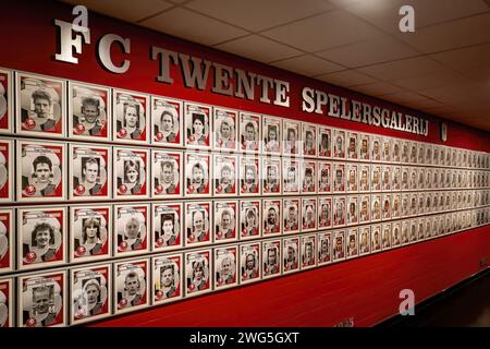 ENSCHEDE, Niederlande. Februar 2024. SPO, Grolsch Veste, niederländische eredivisie, Saison 2023/2024, während des Spiels Twente - RKC, Stadionübersicht Credit: Pro Shots/Alamy Live News Stockfoto