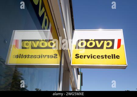 ÖVP Servicestelle Österreich, Wels, Österreich Stockfoto