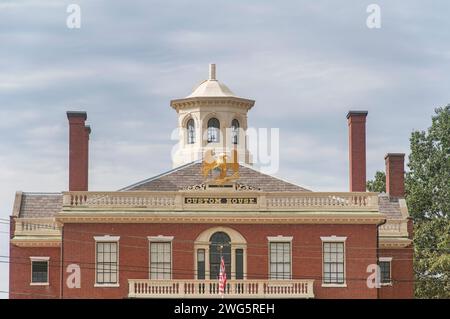 Das historische Wahrzeichen ist Teil der salem Marirtime National Historical Site in Salem Massachusetts. Stockfoto