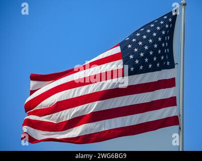 Nationalflagge der USA Stockfoto