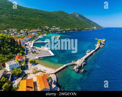 Trpanj, Pelješac, Kroatien Stockfoto